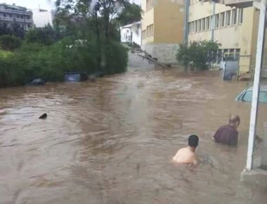 Πλημμύρισε το νοσοκομείο «Σωτηρία» (φωτο)